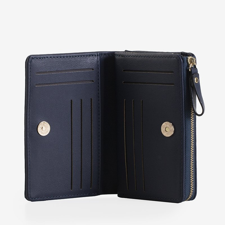 Portefeuille femme bleu marine - Portefeuilles