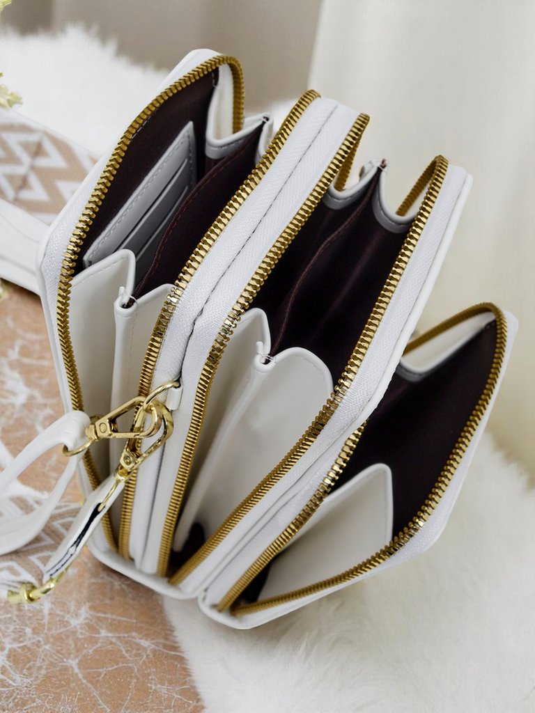 Royalfashion Sac à main portefeuille multifonctionnel avec une bandoulière Suite Mood