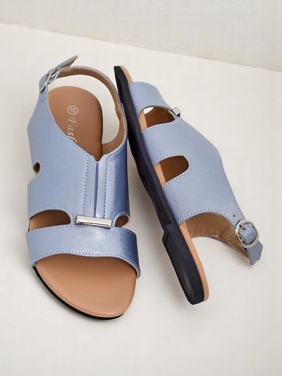 Royalfashion Sandales plates pour femmes Solea Comfort