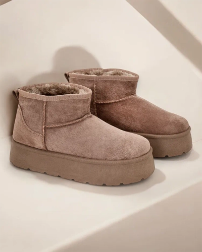 Royalfashion Bottes courtes pour femmes bottes de neige Hawanni