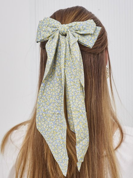 Royalfashion Barrette – Nœud avec Fleurs Miriam