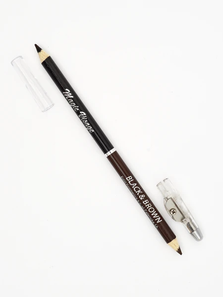 Crayon à sourcils bicolore avec taille-crayon Brow Duo Shade