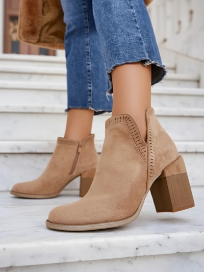 Bottines à talons pour femmes Royalfashion Vettot