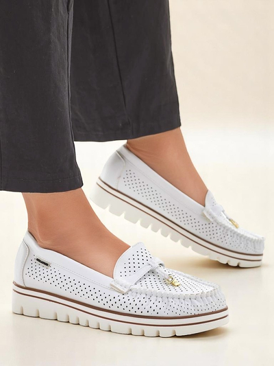 Royalfashion Mocassins perforés pour femmes Elissas
