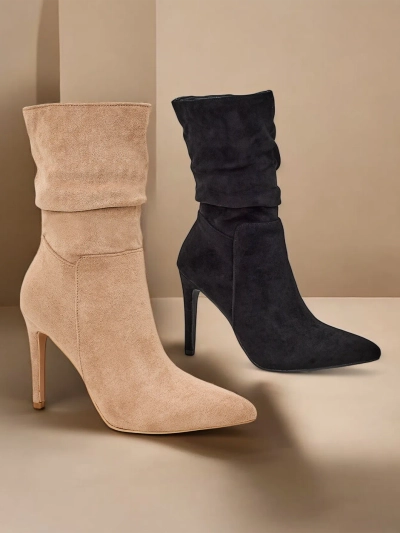 Bottines à talons hauts pour femmes Royalfashion Ledio