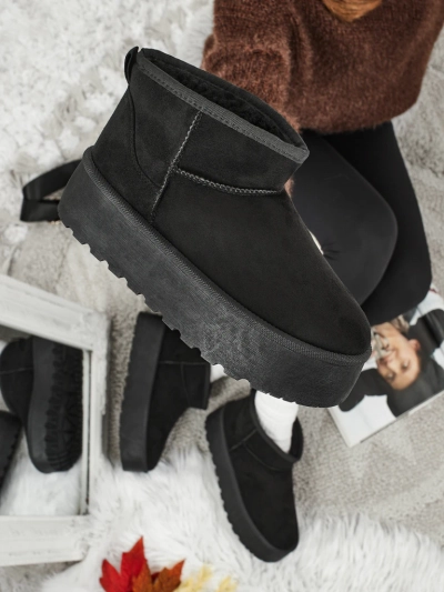 Bottes courtes de type bottes de neige pour femmes Memi