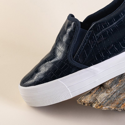 Chaussures de sport bleu marine pour femmes sur un coin intérieur Moriko - Footwear