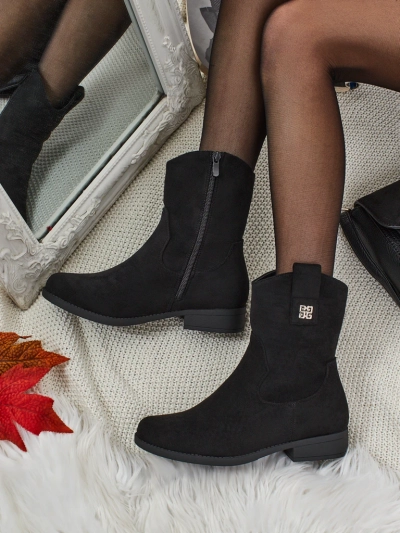 Bottines pour femmes en éco-daim Kelmoria