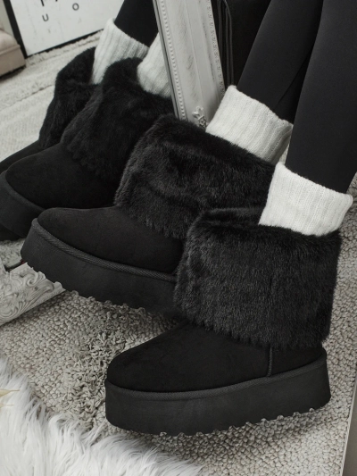 Bottes de neige pour femmes avec fourrure Irelle