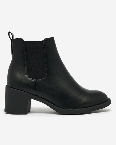 Royalfashion Bottes noires pour femme sur tige Nanhelyna