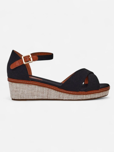 Royalfashion Sandales compensées pour femmes Terrific