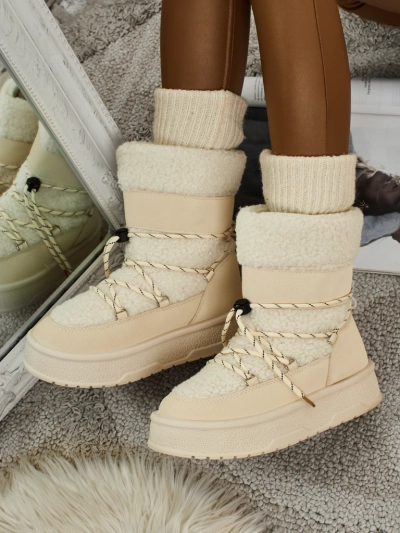 Bottes imitation bottes de neige pour femmes Quill Haven