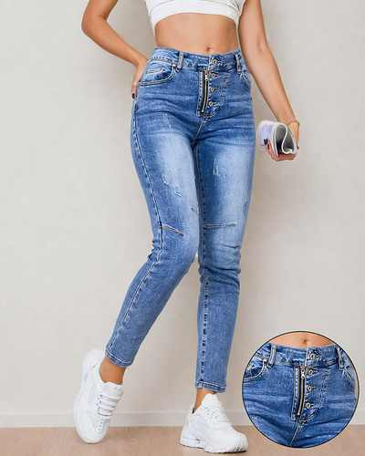 Royalfashion Jean fuselé pour femme