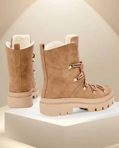 Bottes de neige à lacets pour femmes Royalfashion Lorii