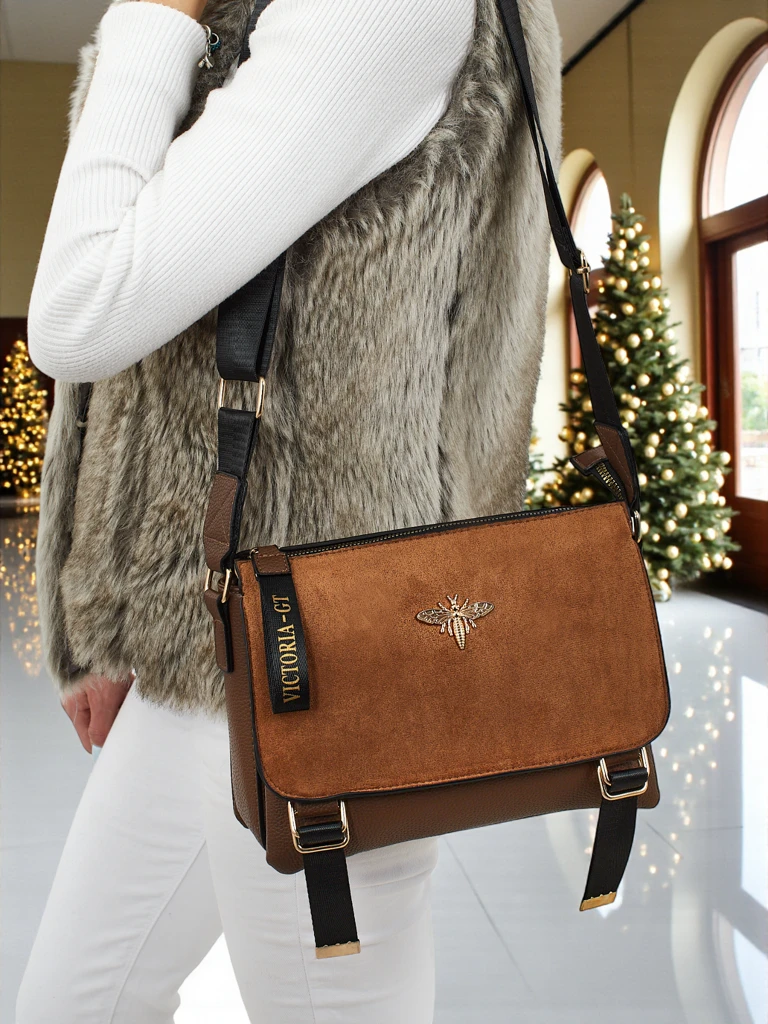 Petit sac à main pour femme en cuir écologique Tessaria