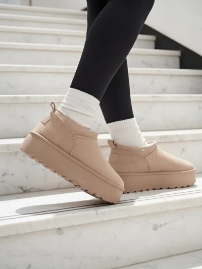 Royalfashion Bottes courtes pour femmes a'la bottes de neige Ozozi