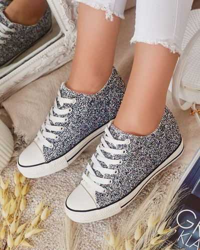 Royalfashion Baskets pour femme à talon recouvert Finia