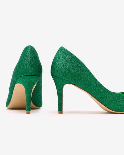 Royalfashion Escarpins à talons aiguilles pour femme avec paillettes Matomliso