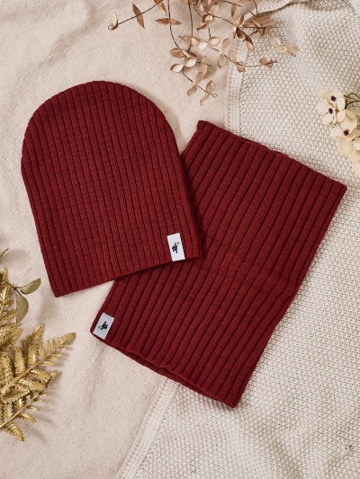 Ensemble Universel Hiver Royalfashion - bonnet avec cache-cou