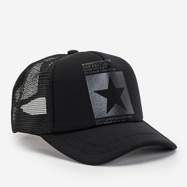 Casquette de baseball unisexe noire - Accessoires