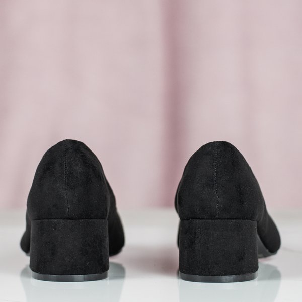 Escarpins noirs sur la tige basse Massikina - Chaussures 1