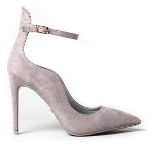 Escarpins gris sur un talon haut Batya - Chaussures