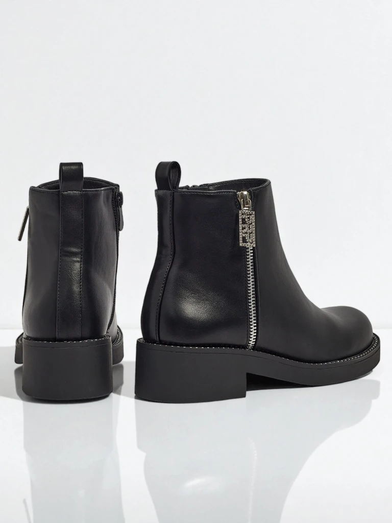 Bottines pour femmes en cuir écologique Belvani
