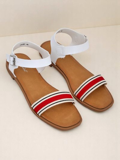Royalfashion Sandales plates pour femme Naya