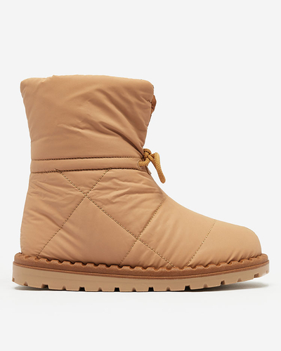 Royalfashion Bottes de neige à enfiler pour femme en marron Nevonsis