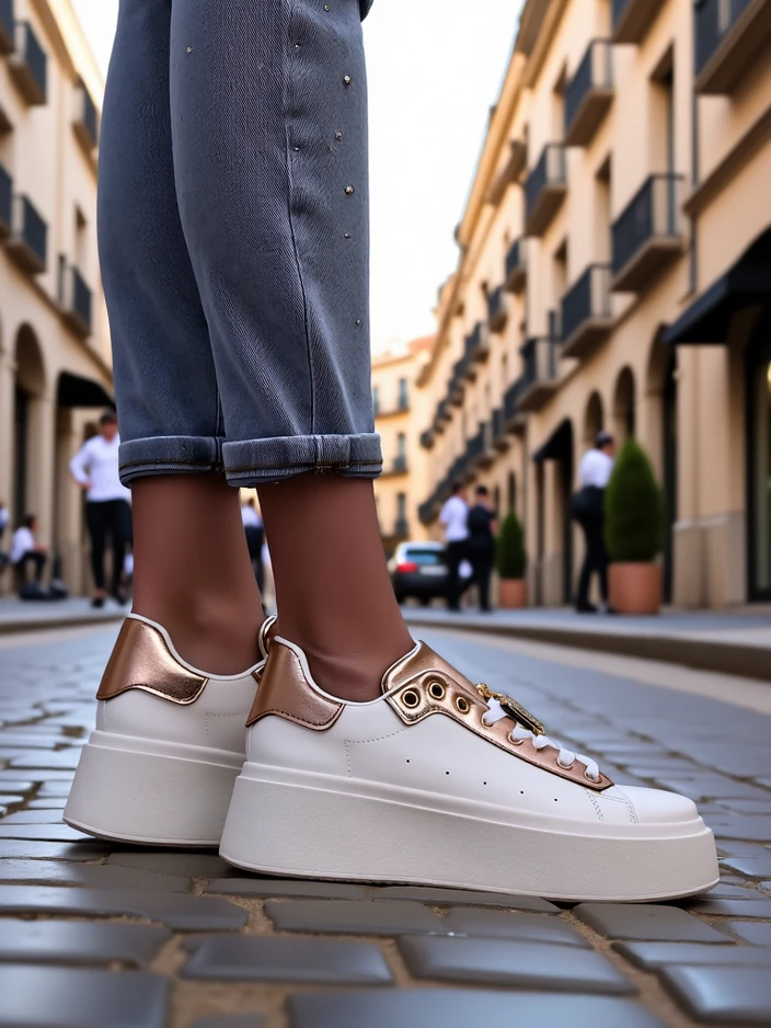 Royalfashion Baskets de sport pour femmes Kisoffi