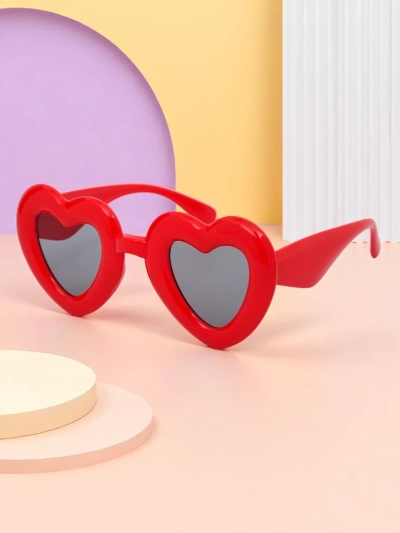 Royalfashion Lunettes de soleil en forme de cœur pour enfants