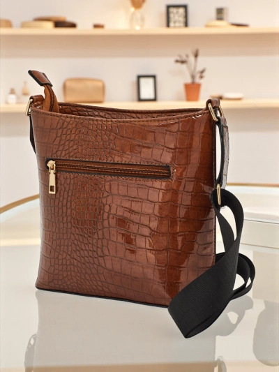 Petit sac à main verni pour femme en cuir écologique Arlisse