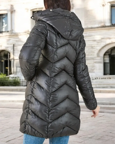 Royalfashion Veste matelassée d'hiver pour femmes