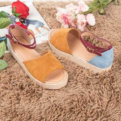 Sandales femme multicolores a&#39;la espadrilles Truly Yours - Chaussures 1