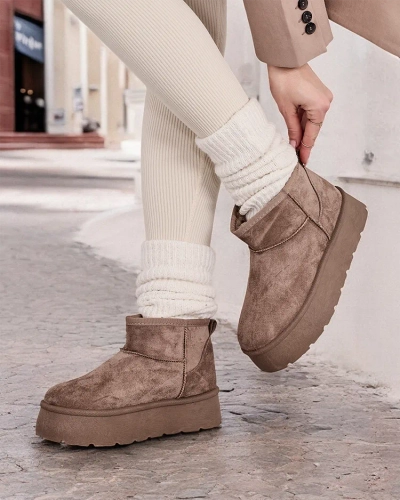 Royalfashion Bottes courtes pour femmes bottes de neige Hawanni