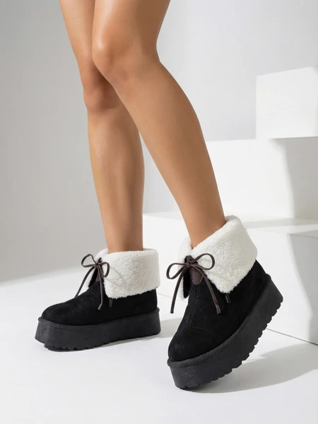 Bottes de neige à lacets pour femmes Royalfashion Wdeno