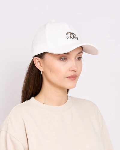 Casquette Royalfashion pour femmes avec visière et décoration en strass