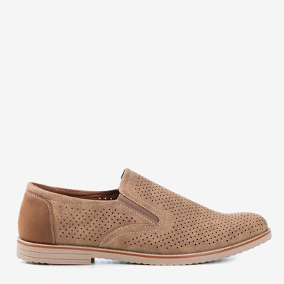 Chaussures homme marron ajourées Lonberg - Chaussures