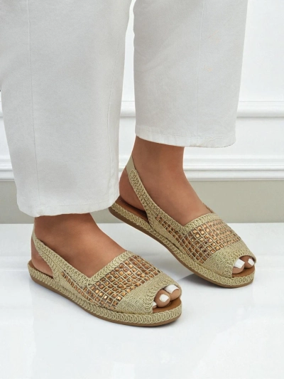 Sandales espadrilles pour femmes avec strass Belle Sparkle