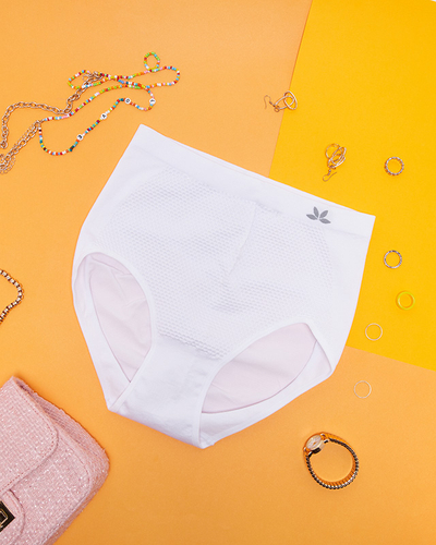 Culotte gainante blanche femme - Sous-vêtements