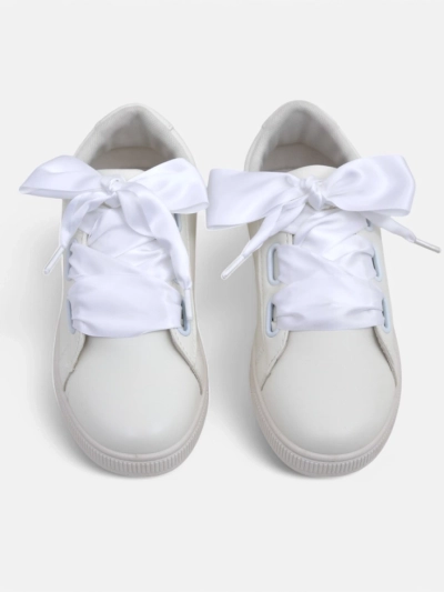 Baskets en éco-cuir pour femmes Royalfashion avec lacets décoratifs Etti