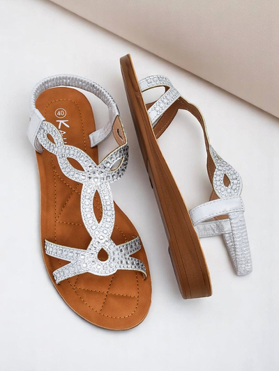 Sandales femme Royalfashion Lola Grace avec brides décoratives