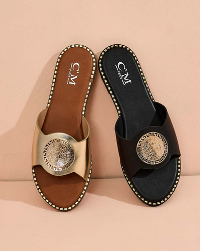 Royalfashion Tongs à semelle plate Misin pour femme