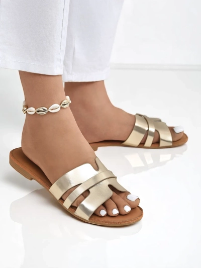 Royalfashion Sandales plates pour femmes Livia Soft