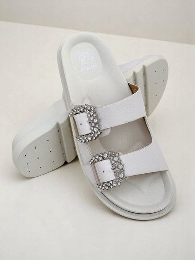 Royalfashion mules pour femmes à boucles Mrs Aurora