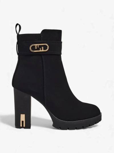 Bottines femme en éco-daim à talon bloc Tovia