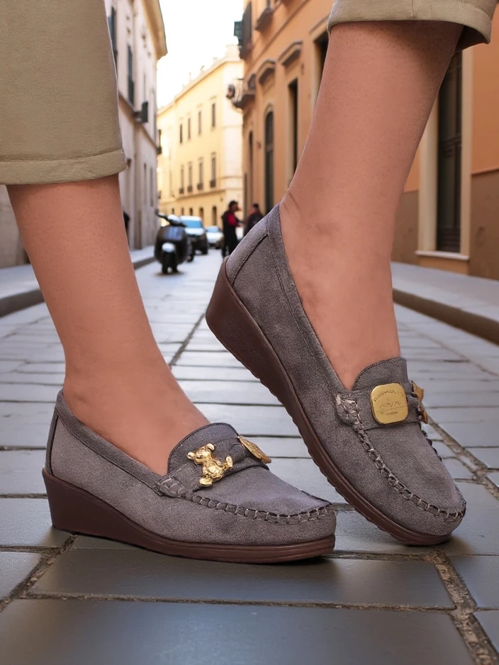 Mocassins Royalfashion pour femmes sur un petit talon Mollan