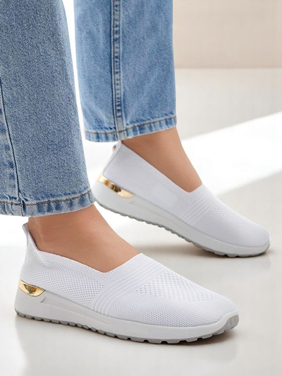Royalfashion Chaussures à enfiler en tissu pour femmes Perfeti