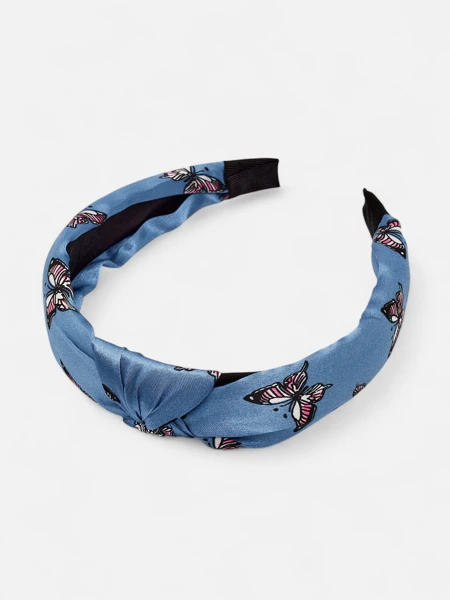 Royalfashion Bandeau à cheveux à carreaux avec papillons Butterfly Weave