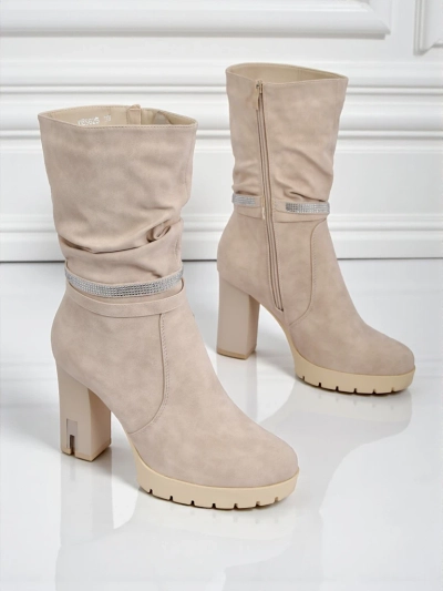 Bottines Ashlen Bloom mates pour femmes à talons carrés